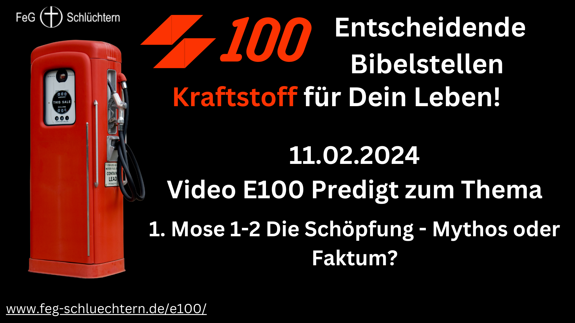 1. E100 Predigt - Die Schöpfung 