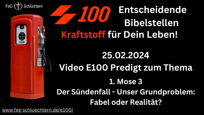 2. E100 Predigt - Der Sündenfall